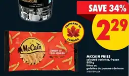 No Frills Mccain fries offer
