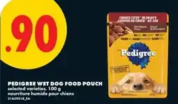 No Frills Pedigree wet dog food pouch offer