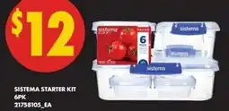 No Frills Sistema starter kit 6pk offer