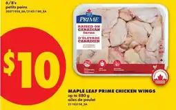 No Frills Maple leaf prime chicken wings offer