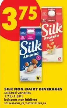 No Frills Silk non dairy beverages offer