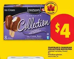 No Frills Chapmans canadian collection novelties offer