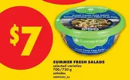 No Frills Summer fresh salads offer