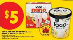No Frills ¡ögo frozen yogurt or pops or bars offer