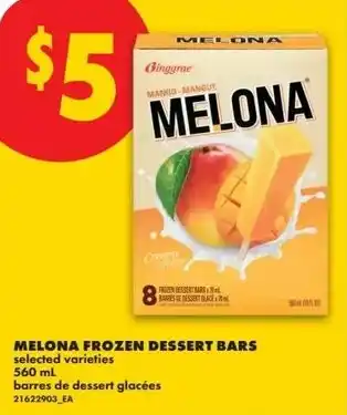 No Frills Melona frozen dessert bars offer