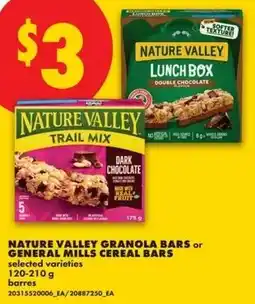 No Frills Nature valley granola bars or general mills cereal bars offer