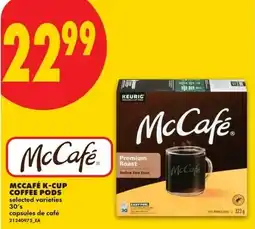 No Frills Mccafé k cup coffee pods offer