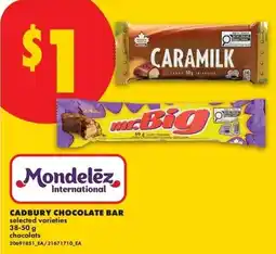No Frills Cadbury chocolate bar offer