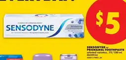 No Frills Sensodyne pronamel toothpaste offer