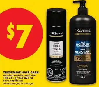 No Frills Tresemmé hair care offer