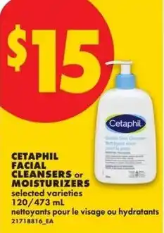 No Frills Cetaphil facial cleansers or moisturizers offer