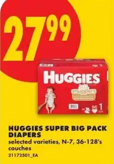 No Frills Huggies super big pack diapers offer