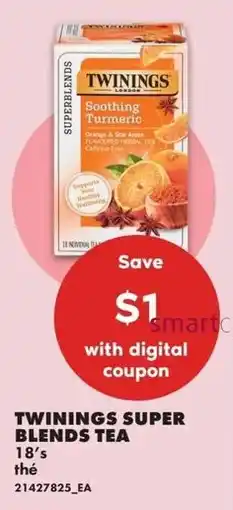 No Frills Twinings super blends tea offer