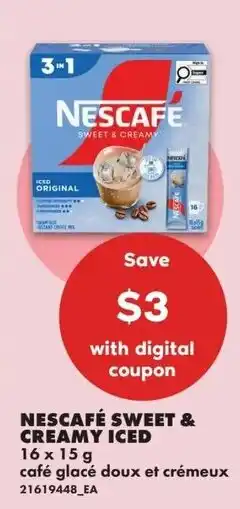 No Frills Nescafé sweet & creamy iced offer