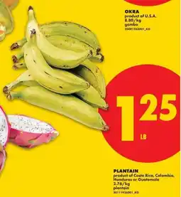 No Frills Plantain offer