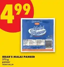 No Frills Brars malai paneer offer