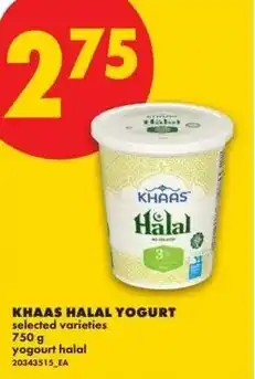 No Frills Khaas halal yogurt offer