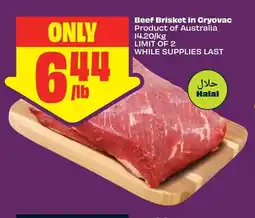FreshCo Beef Brisket in Cryovac offer
