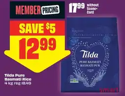 FreshCo Tilda Pure Basmati Rice offer