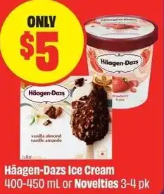 FreshCo Häagen Dazs Ice Cream or Novelties offer