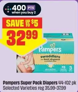 FreshCo Pampers Super Pack Diapers offer