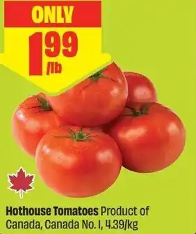 FreshCo Hothouse Tomatoes offer