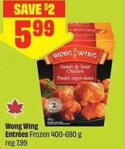 FreshCo Wong Wing Entrées offer