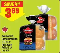 FreshCo Dempsters Signature Buns or Pull Apart Rolls offer