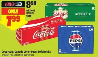 FreshCo Coca Cola Canada Dry or Pepsi Soft Drinks offer