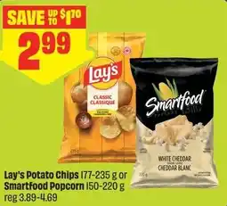 FreshCo Lays Potato Chips or Smartfood Popcorn offer