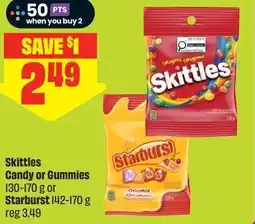 FreshCo Skittles Candy or Gummies or Starburst offer