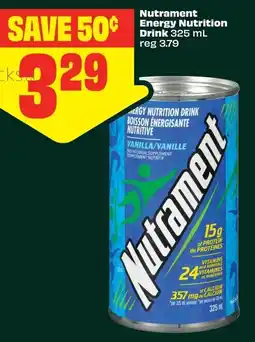 FreshCo Nutrament Energy Nutrition Drink offer
