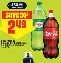 FreshCo Coca Cola or Canada Dry Soft Drinks offer