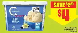 FreshCo Compliments Ice Cream offer