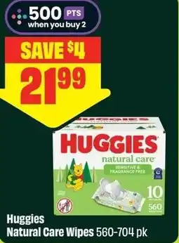 FreshCo Huggies Natural Care Wipes offer