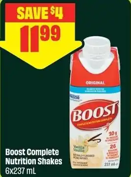 FreshCo Boost Complete Nutrition Shakes offer
