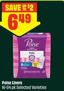 FreshCo Poise Liners offer