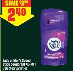 FreshCo Lady or Men's Speed Stick Deodorant offer