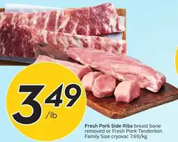 Sobeys Fresh Pork Side Ribs offer