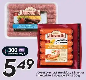 Johnsonville Breakfast, Dinner or Smoked Pork Sausage
