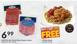 Sobeys Mastro Dry Cured Sliced Italian Meats offer