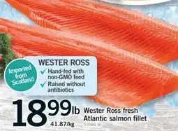 Fortinos Wester ross fresh atlantic salmon fillet offer