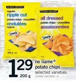 Fortinos no name potato chips offer