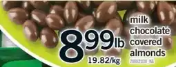 Fortinos Milk chocolate covered almonds offer