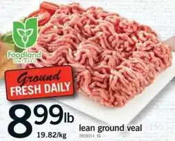 Fortinos Lean ground veal offer