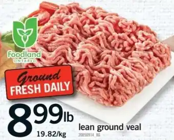 Fortinos Lean ground veal offer