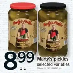 Fortinos Marty's pickles offer