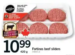 Fortinos Fortinos beef sliders offer