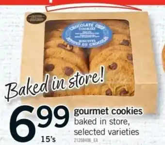 Fortinos Gourmet cookies offer
