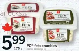 Fortinos PC feta crumbles offer